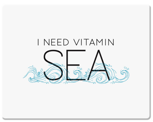 Podložka pod myš I need vitamin sea