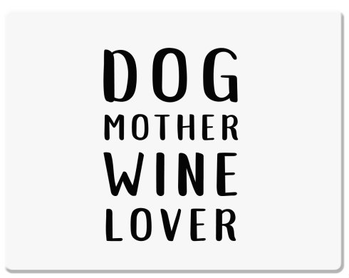 Podložka pod myš Dog mother wine lover