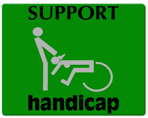 Podložka pod myš Support handicap