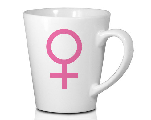 Hrnek Latte 325ml Žena pohlaví symbol