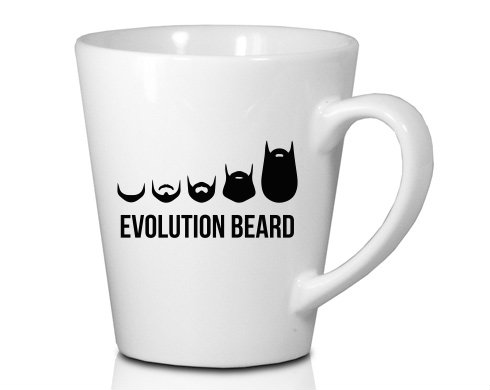 Hrnek Latte 325ml Evolution beard