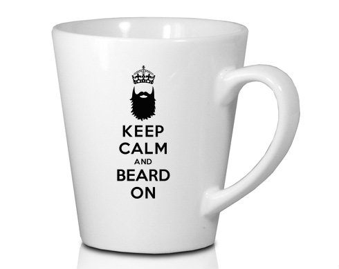 Hrnek Latte 325ml Keep calm beard