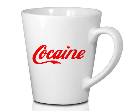 Hrnek Latte 325ml Cocaine