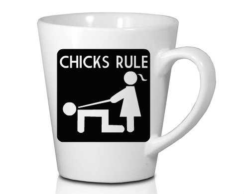 Hrnek Latte 325ml Chicks rule