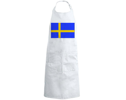 Švédsko Kuchyňská zástěra - Černá