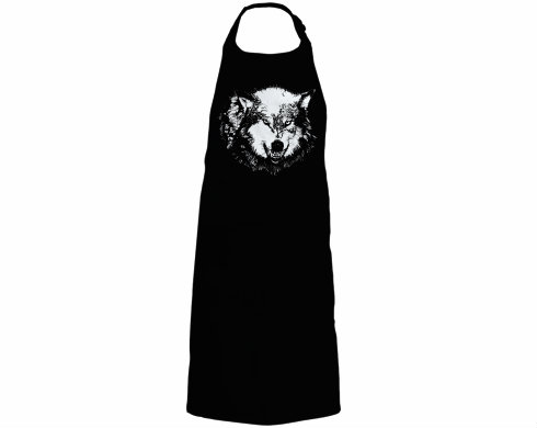 Wolf Kuchyňská zástěra - Černá