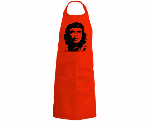 Che Guevara Kuchyňská zástěra - Černá