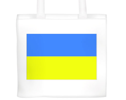 Ukrajina Plátěná nákupní taška - Bílá