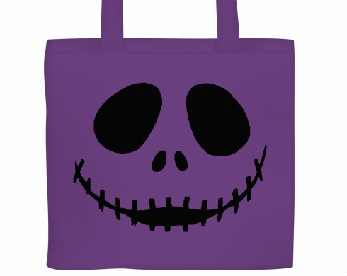 Burton Skull Plátěná nákupní taška - Bílá