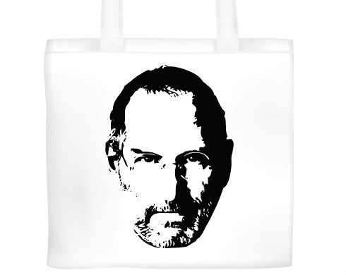 Steve Jobs Plátěná nákupní taška - Bílá