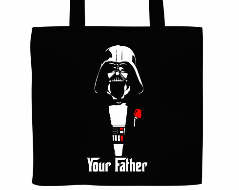 Your Father Plátěná nákupní taška - Bílá