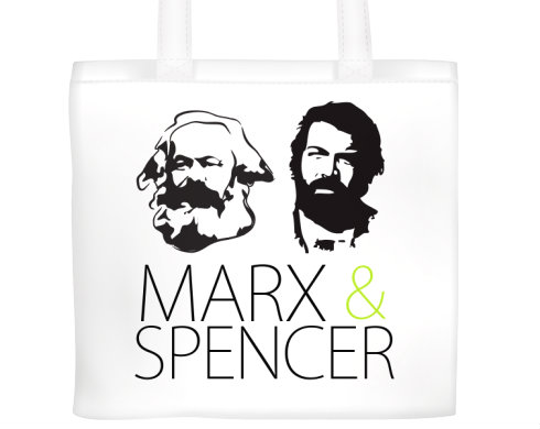 MARX SPENCER Plátěná nákupní taška - Bílá