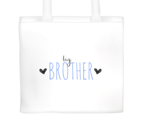 Big brother Plátěná nákupní taška - Bílá