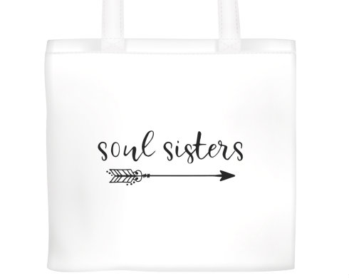 Soul sisters Plátěná nákupní taška - Bílá