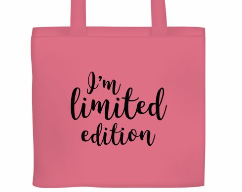 I′m limited edition Plátěná nákupní taška - Bílá