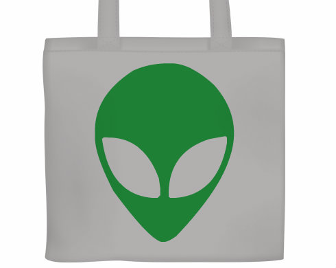 Alien Plátěná nákupní taška - Bílá
