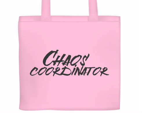koordinátor chaosu Plátěná nákupní taška - Bílá