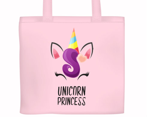 Unicorn princess Plátěná nákupní taška - Bílá