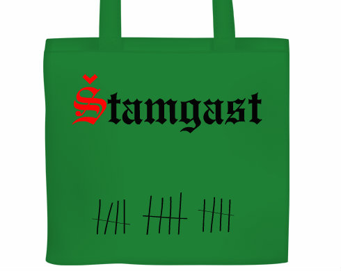 Štamgast Plátěná nákupní taška - Bílá