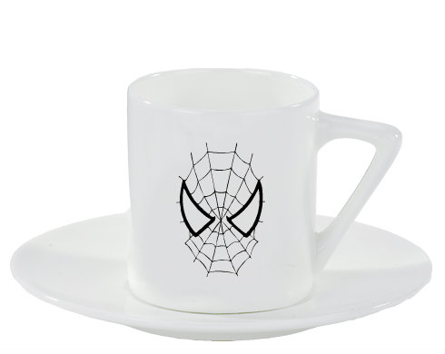 Spiderman Espresso hrnek s podšálkem 100ml - Bílá