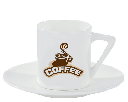 Good coffee Espresso hrnek s podšálkem 100ml - Bílá