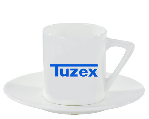 Tuzex Espresso hrnek s podšálkem 100ml - Bílá