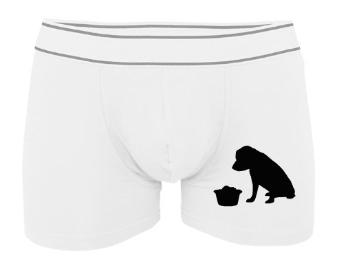 Pes - Umbi Pánské boxerky Contrast - Bílá