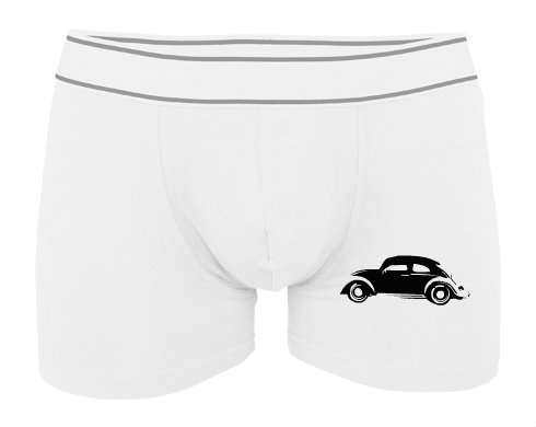Beetle Pánské boxerky Contrast - Bílá