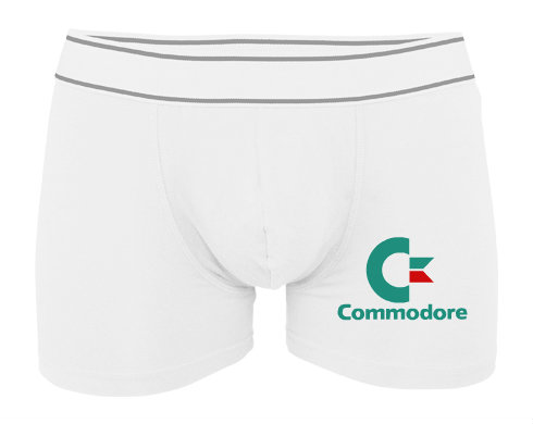 Commodore Pánské boxerky Contrast - Bílá