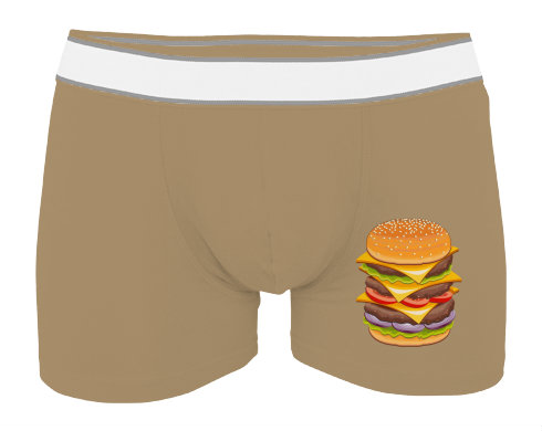 Hamburger Pánské boxerky Contrast - Bílá