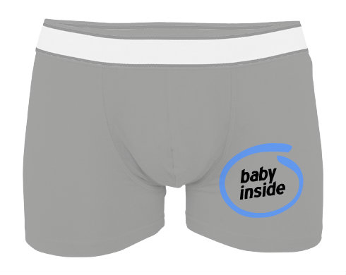 Baby Inside Pánské boxerky Contrast - Bílá