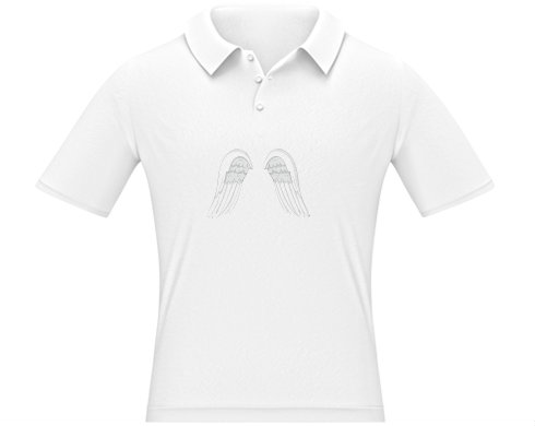 Andělská křídla Pánská polokošile - Bílá