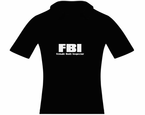 FBI Pánská polokošile - Bílá