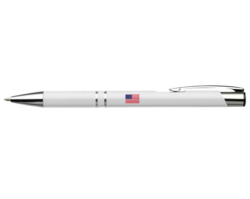USA Kuličkové pero s gravírováním - černá