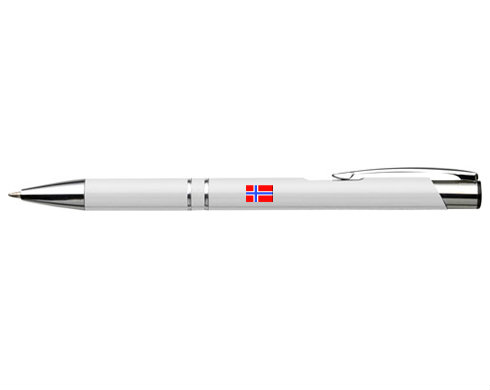 Norsko Kuličkové pero s gravírováním - černá