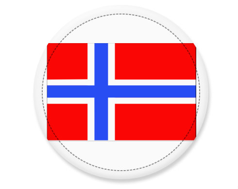 Norsko Placka - Bílá