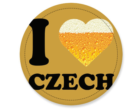 I love czech beer Placka - Bílá