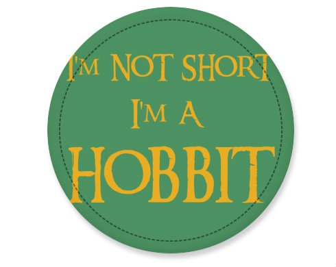 I′m Hobbit Placka - Bílá