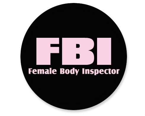 FBI Placka - Bílá