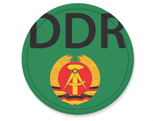 DDR Placka - Bílá