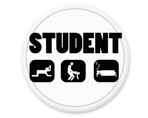 Student Placka - Bílá