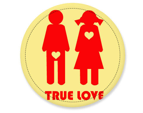 True Love Placka - Bílá