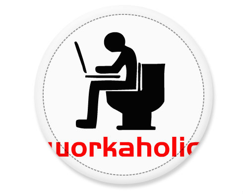 Workoholic Placka - Bílá