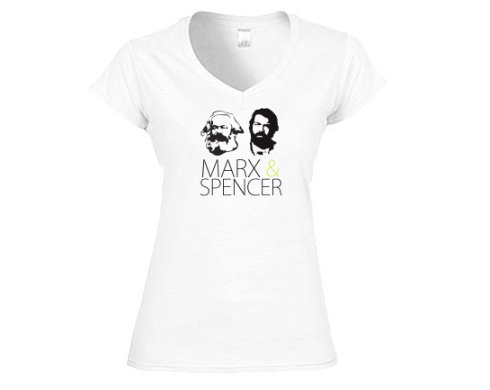 MARX SPENCER Dámské tričko V-výstřih - Bílá