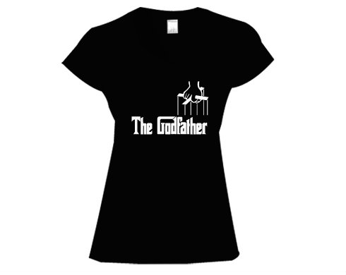 The Godfather - Kmotr Dámské tričko V-výstřih - Bílá