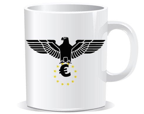 Euro říše Hrnek Premium - Bílá