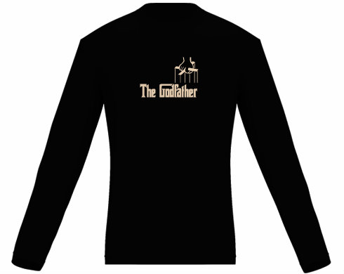 The Godfather - Kmotr Pánské tričko dlouhý rukáv - černá