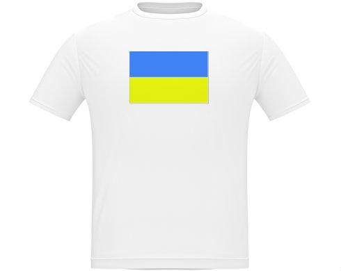 Ukrajina Pánské tričko Classic - Bílá