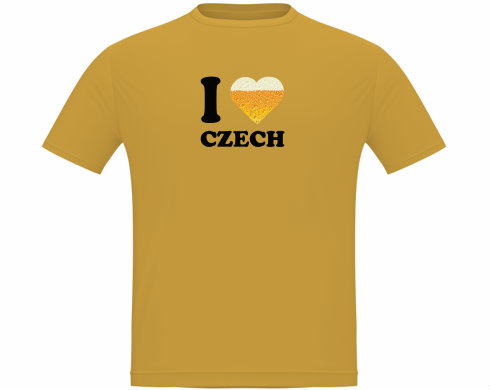 I love czech beer Pánské tričko Classic - Bílá