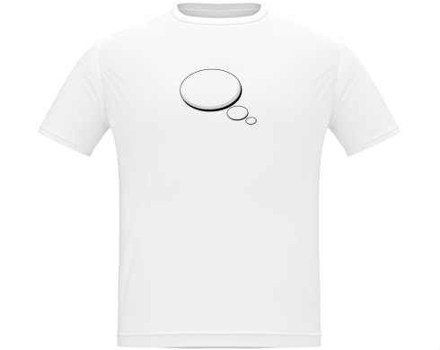 Bublina Pánské tričko Classic - Bílá